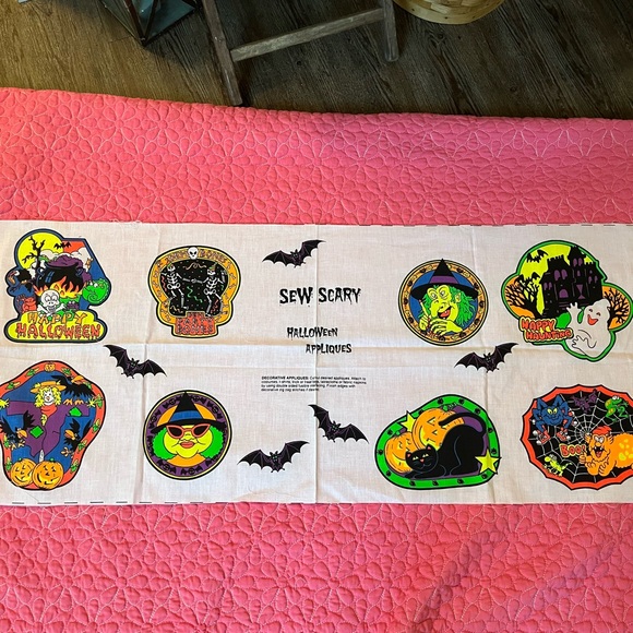 Sew Scary Halloween Fabric Panel Hallmark - Picture 1 of 14